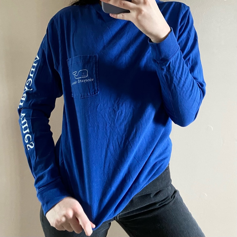 Vineyard Vines Whale Pocket Long Sleeve